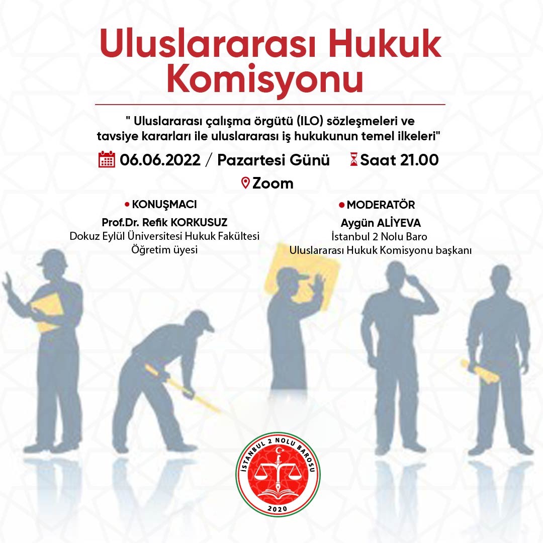 ULUSLARARASI HUKUK KOMİSYONU EĞİTİM DUYURUSU