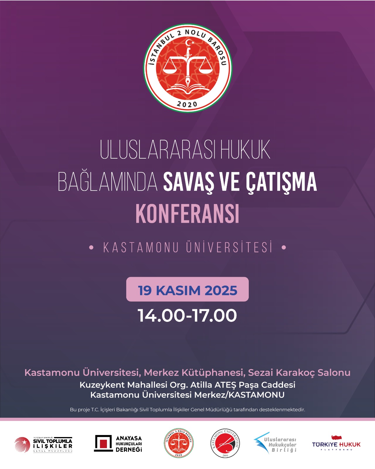 Uluslararası Hukuk Bağlamında Savaş ve Çatışma Konferansı