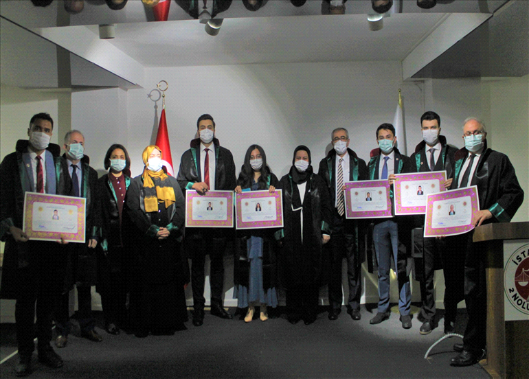 6 MESLEKTAŞIMIZ AVUKATLIK RUHSATNAMELERİNİ ALDI