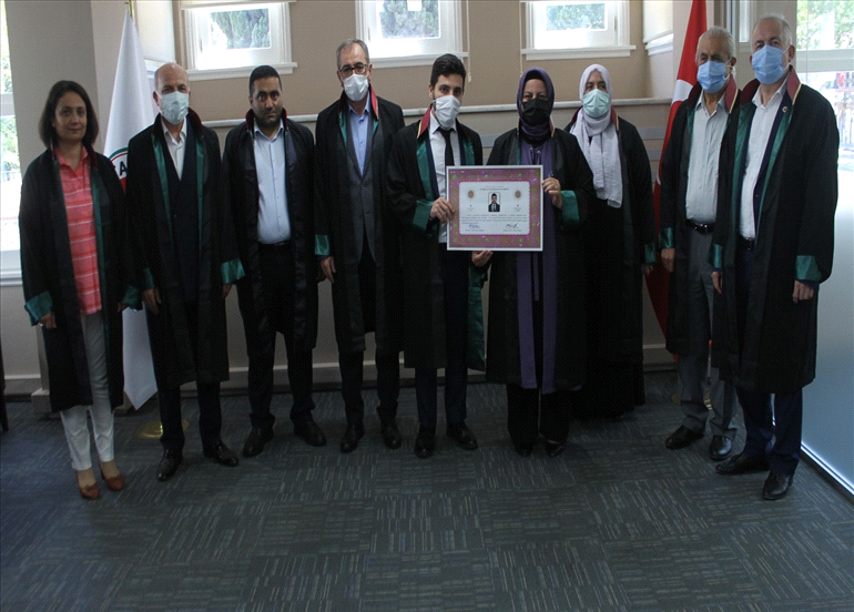 MESLEKTAŞIMIZ RUHSATNAMESİNİ ALDI