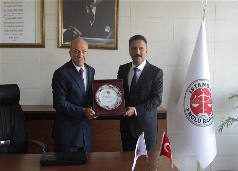 ADALET KOMİSYONU BAŞKANI BARO BAŞKANIMIZI ZİYARET ETTİ