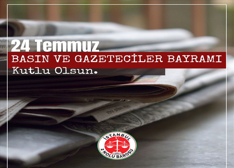 GAZETECİLER VE BASIN BAYRAMI KUTLU OLSUN