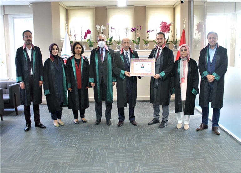 MESLEKTAŞIMIZ RUHSATNAMESİNİ ALDI