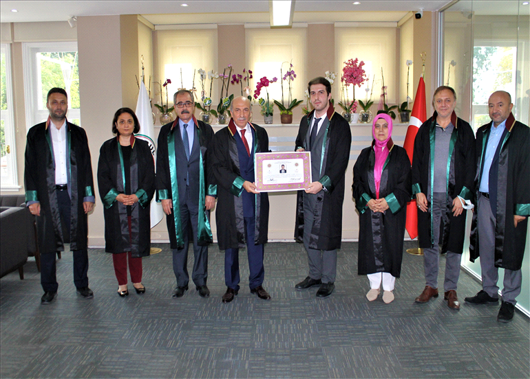 MESLEKTAŞIMIZ RUHSATNAMESİNİ ALDI 