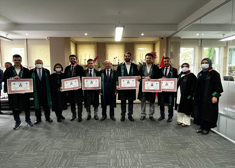 MESLEKTAŞLARIMIZ RUHSATNAMELERİNİ ALDILAR