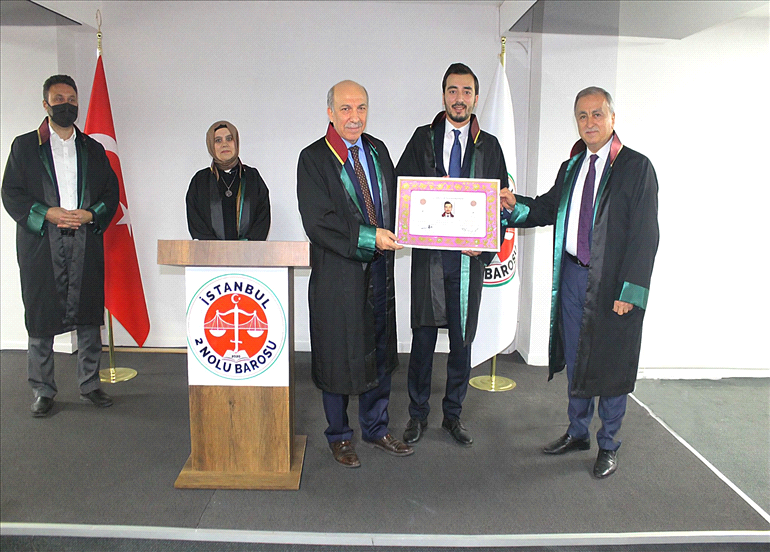 MESLEKTAŞIMIZ RUHSATNAMESİNİ ALDI