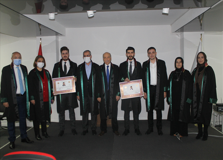 MESLEKTAŞLARIMIZ RUHSATNAMELERİNİ ALDILAR