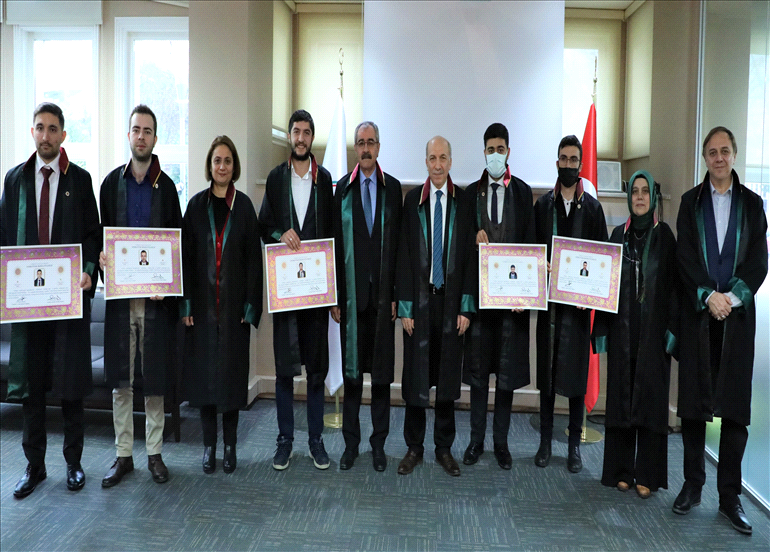 MESLEKTAŞLARIMIZ RUHSATNAMELERİNİ ALDILAR