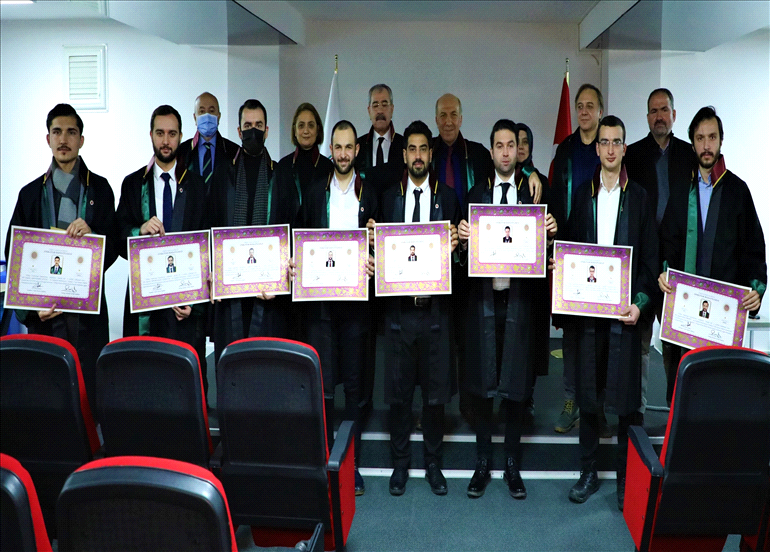 MESLEKTAŞLARIMIZ RUHSATNAMELERİNİ ALDILAR