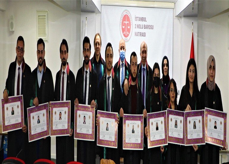 MESLEKTAŞLARIMIZ RUHSATNAMELERİNİ ALDILAR