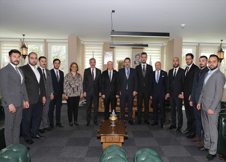 ÜLKÜ OCAKLARI İL BAŞKANLIĞINDAN BAROMUZA ZİYARET