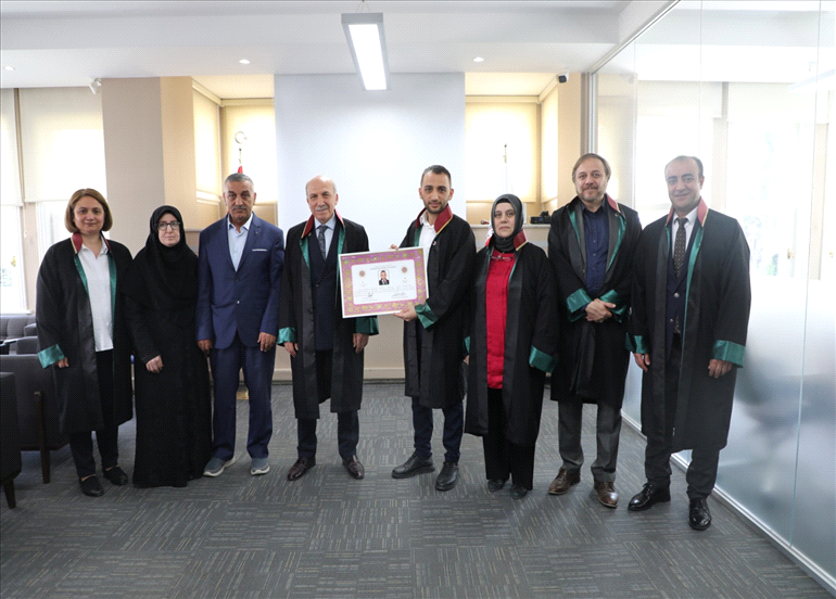 MESLEKTAŞIMIZ RUHSATNAMESİNİ ALDI