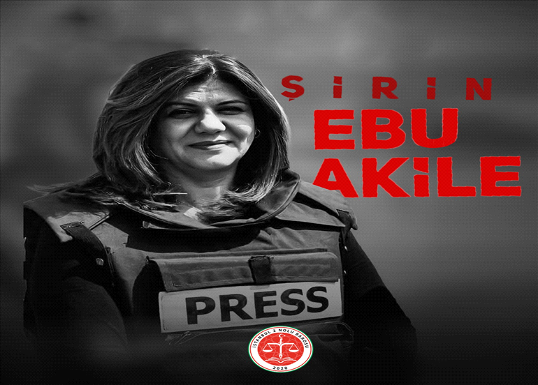 El CEZİRE MUHABİRİ ŞİRİN EBU AKİLE İSRAİL ASKERLERİ TARAFINDAN KATLEDİLDİ