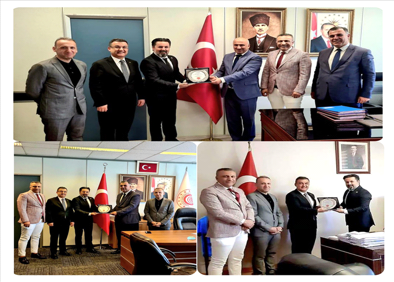 TİCARET BAKANLIĞINA ZİYARET GERÇEKLEŞTİRİLDİ