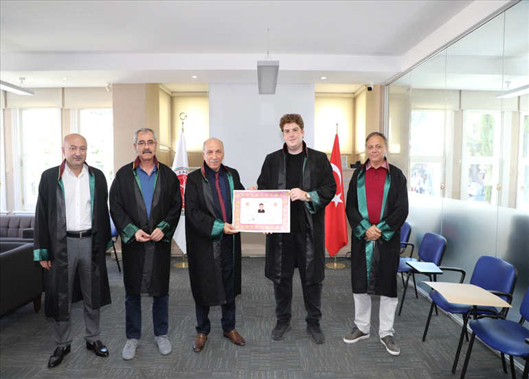 MESLEKTAŞIMIZ RUHSATNAMESİNİ ALDI