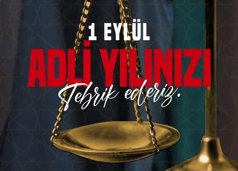 1 EYLÜL ADLİ YILINIZI TEBRİK EDERİZ