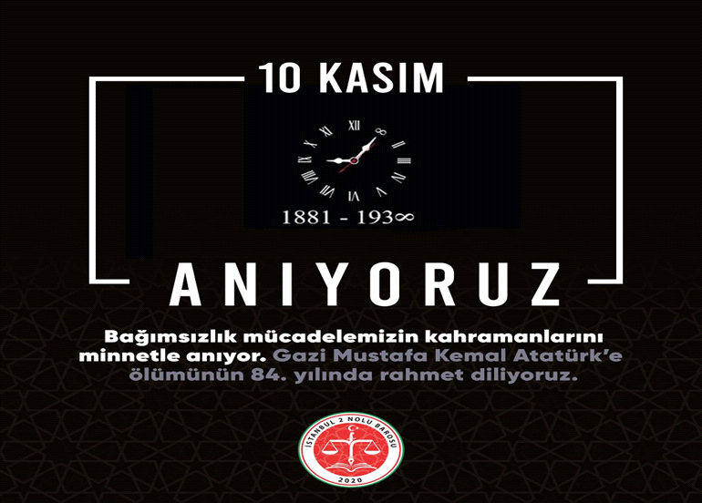 10 KASIM ANIYORUZ