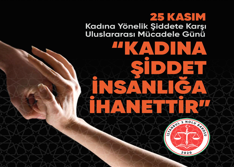 KADINA ŞİDDET İNSANLIĞA İHANETTİR.