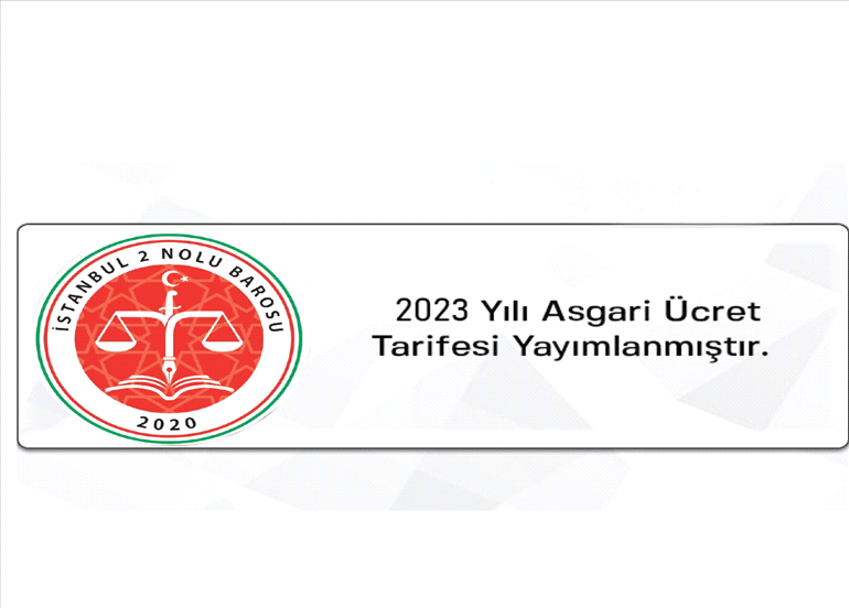 Avukatlık Asgari Ücret Tarifesi 