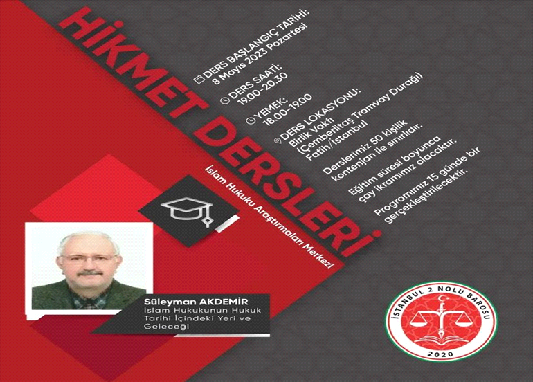 HİKMET DERSLERİ SÜRÜYOR