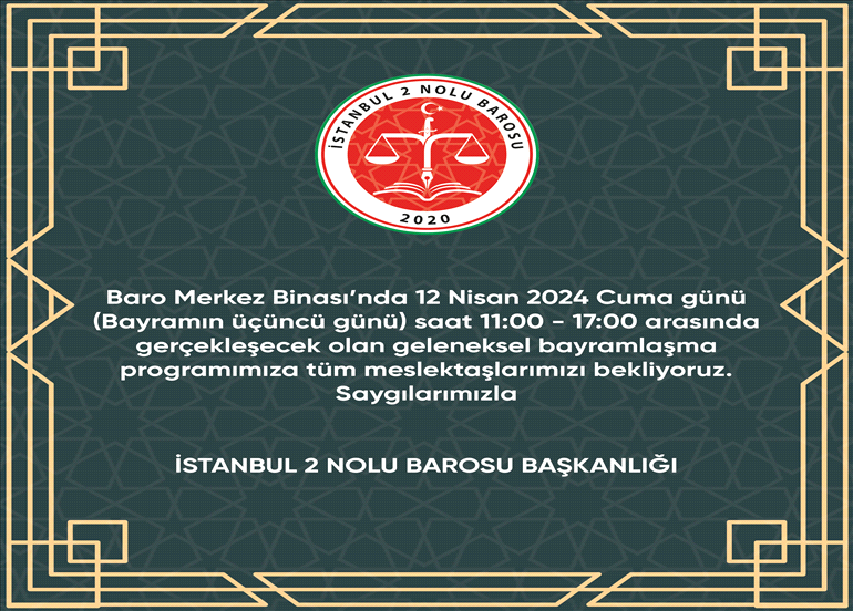 BAYRAMLAŞMA 12 NİSAN