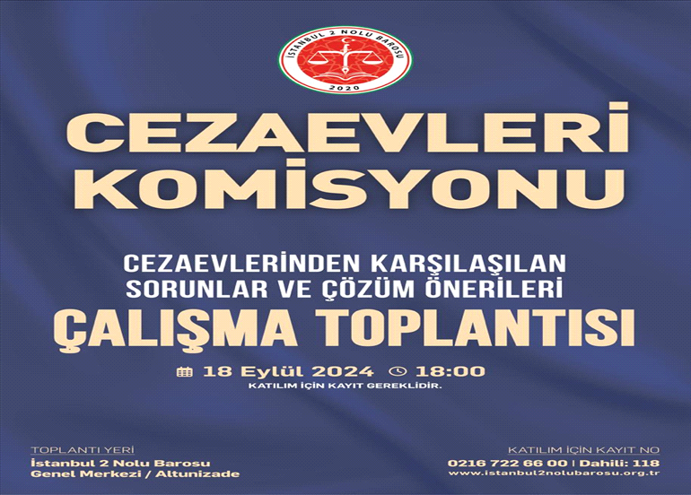 CEZAEVLERİ ÇALIŞTAYI