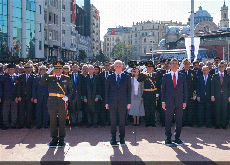 CUMHURİYET BAYRAMI KUTLAMA TÖRENİNE KATILDIK