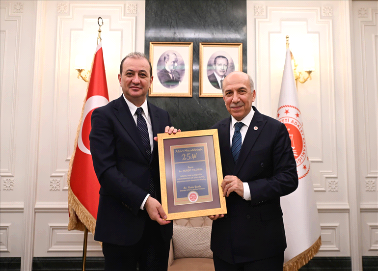 ADALET BAKANI YARDIMCILARIMIZA ZİYARET