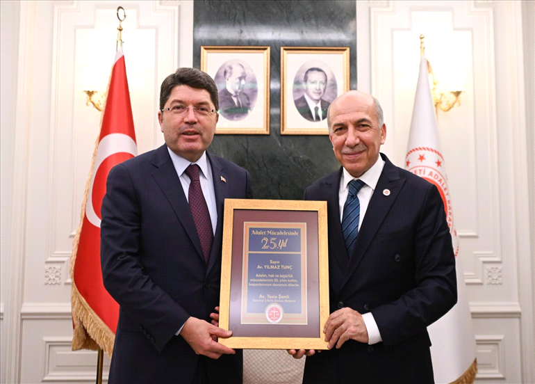 ADALET BAKANIMIZI ZİYARET ETTİK