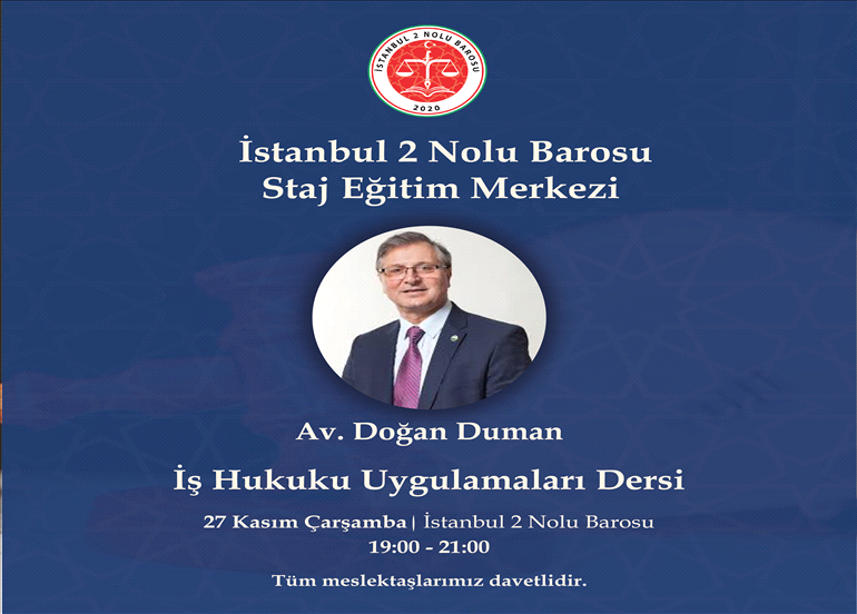 İŞ HUKUKU UYGULAMALARI DERSİ