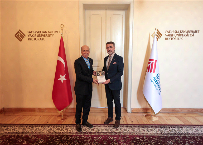 FATİH SULTAN MEHMET ÜNİVERSİTESİ REKTÖRLÜĞÜNE ZİYARET