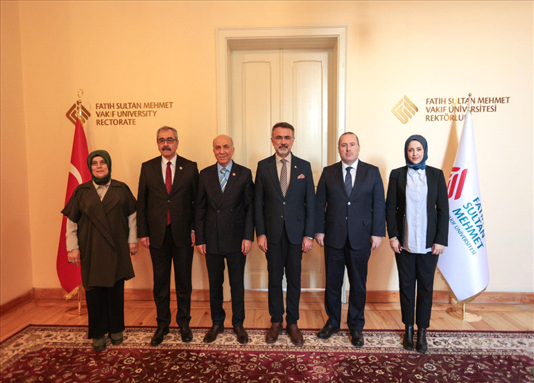 FATİH SULTAN MEHMET ÜNİVERSİTESİ REKTÖRLÜĞÜNE ZİYARET