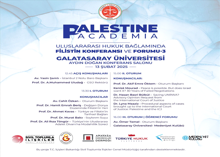 ÜÇÜNCÜSÜNÜ DÜZENLEDİĞİMİZ SEMPOZYUMUMUZA DAVETLİSİNİZ