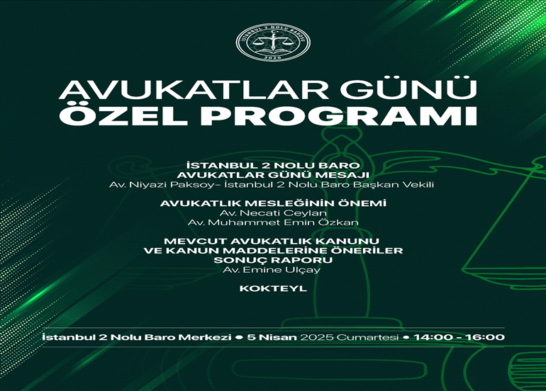 AVUKATLAR GÜNÜ ÖZEL PROGRAMI