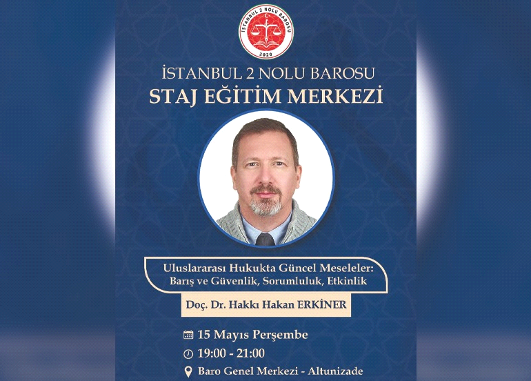 STAJ EĞİTİM MERKEZİ TARAFINDAN DÜZENLENEN EĞİTİME DAVET