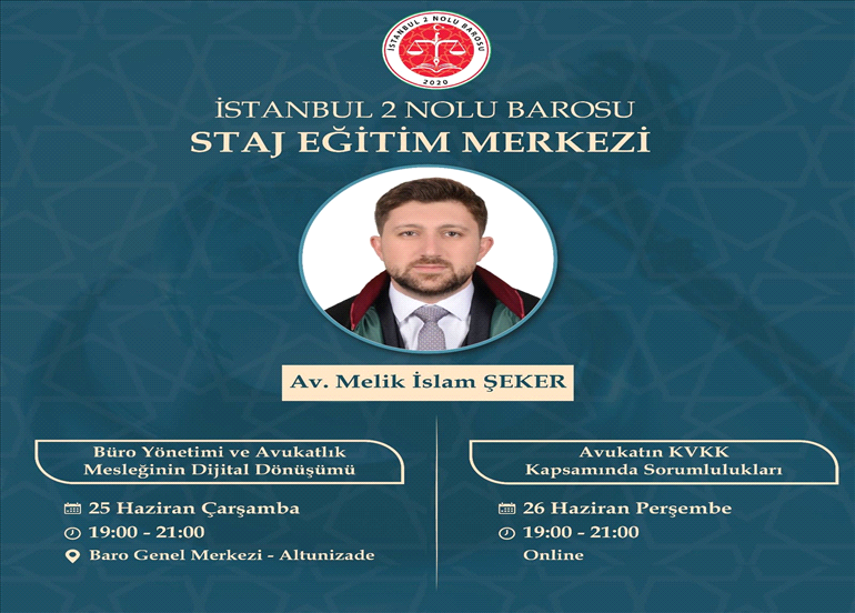 STAJ EĞİTİM MERKEZİNİN DÜZENLEDİĞİ EĞİTİME DAVET