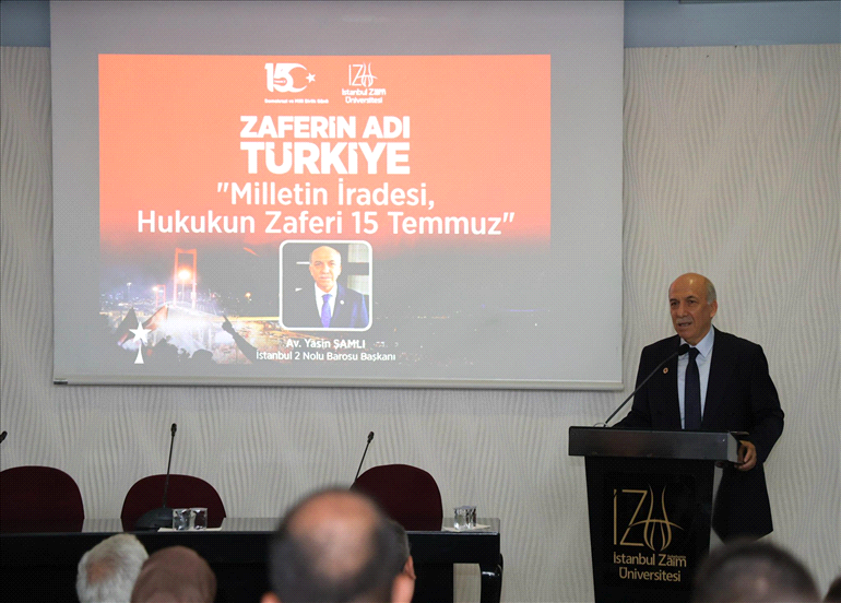 BARO BAŞKANIMIZ 15 TEMMUZ KONFERANSINA KATILIM SAĞLADI