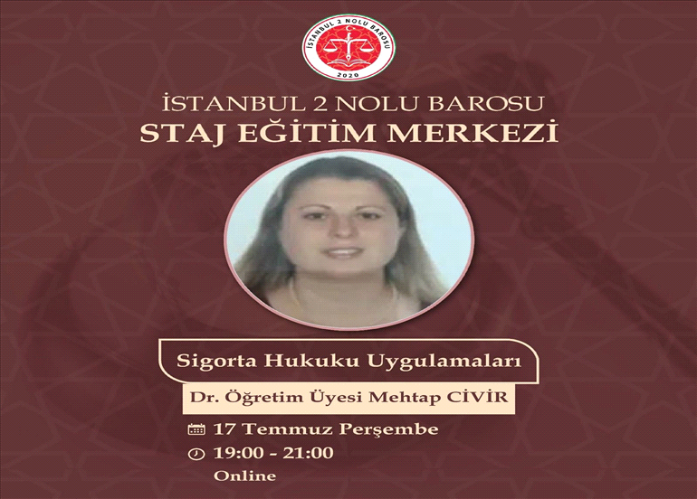STAJ EĞİTİM MERKEZİNİN DÜZENLEDİĞİ EĞİTİME DAVET 