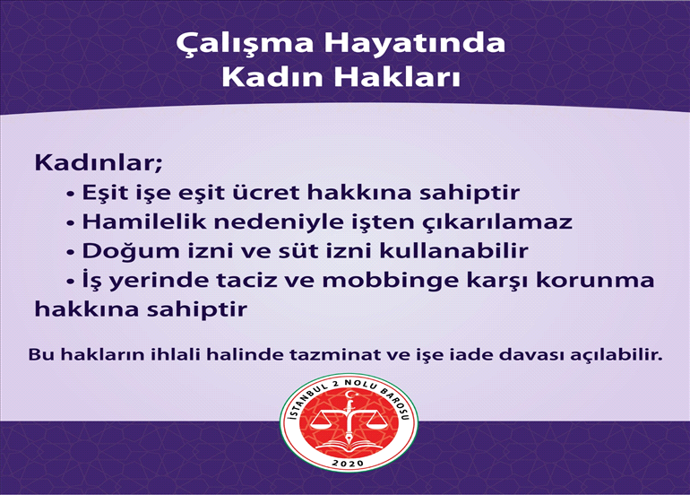 KADINLARIN HUKUKEN SAHİP OLDUĞU TEMEL HAKLAR - Resim 3