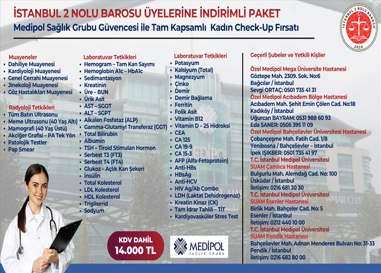 İNDİRİMLİ CHECK-UP KAMPANYASI