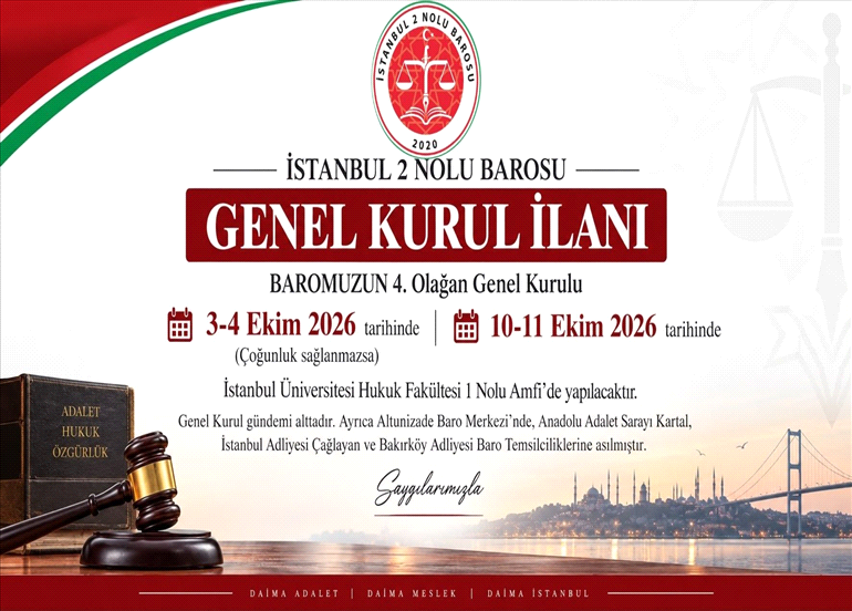 GENEL KURUL İLANI